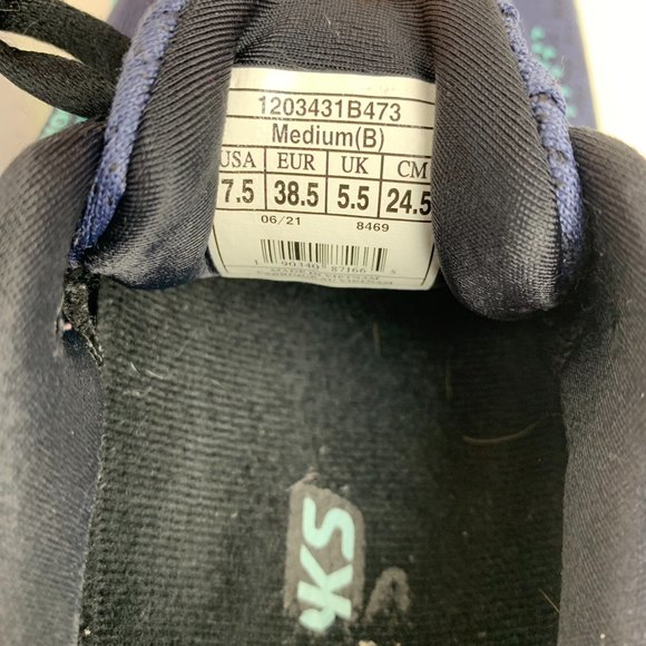 Brooks Women's Athletic Shoes - Navy and Teal - Picture 11 of 13